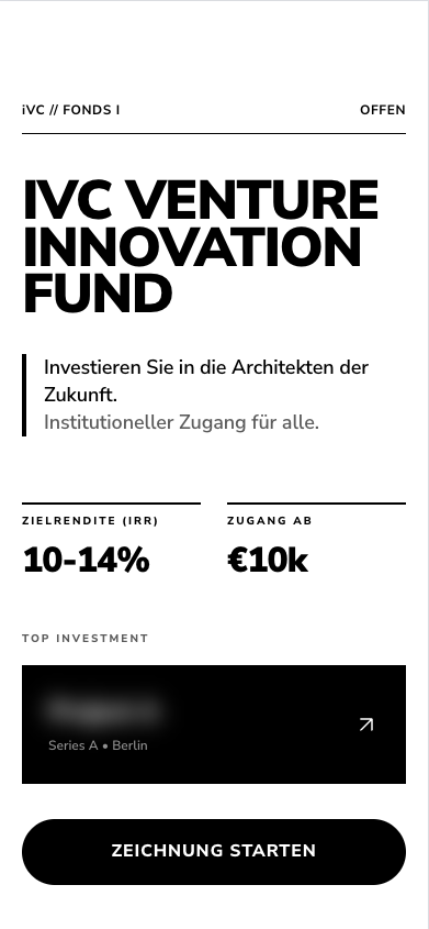Portfolio Einblick erhalten