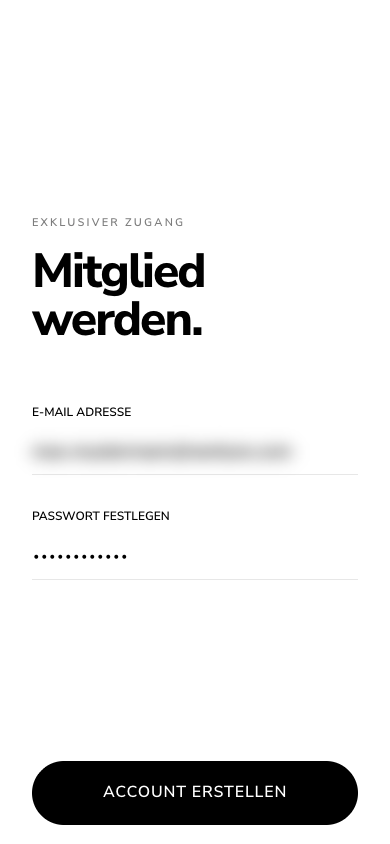 Account erstellen